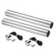thumbnail image 1 of Testigo de Relevos de Atletismo, Testigo de Aluminio para Equipo de Carrera con Silbato 11.5" & 2 Paquete & Plata - Ideal para (Al aire libre/Atletismo/Deportes/Carrera/Juego), 1 of 6