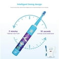 thumbnail image 3 of Electric Toothbrush for Kids Rechargeable Music Sonic Toothbrush with 2 Brush Heads and USB Cable, 3 of 8