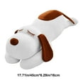 Big Eared Dog Stuffed Pillow Toy, 17.71in Stuffed Throw Pillow Sleep