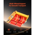 thumbnail image 5 of VEVOR Machine Skate, 6T Machinery Skate Dolly,13228 lbs Machinery Moving Skate,Machinery Mover Skate with 360° Rotation Cap and PU Directional Rollers,Heavy Duty Industrial Moving Equipment,Yellow, 5 of 9