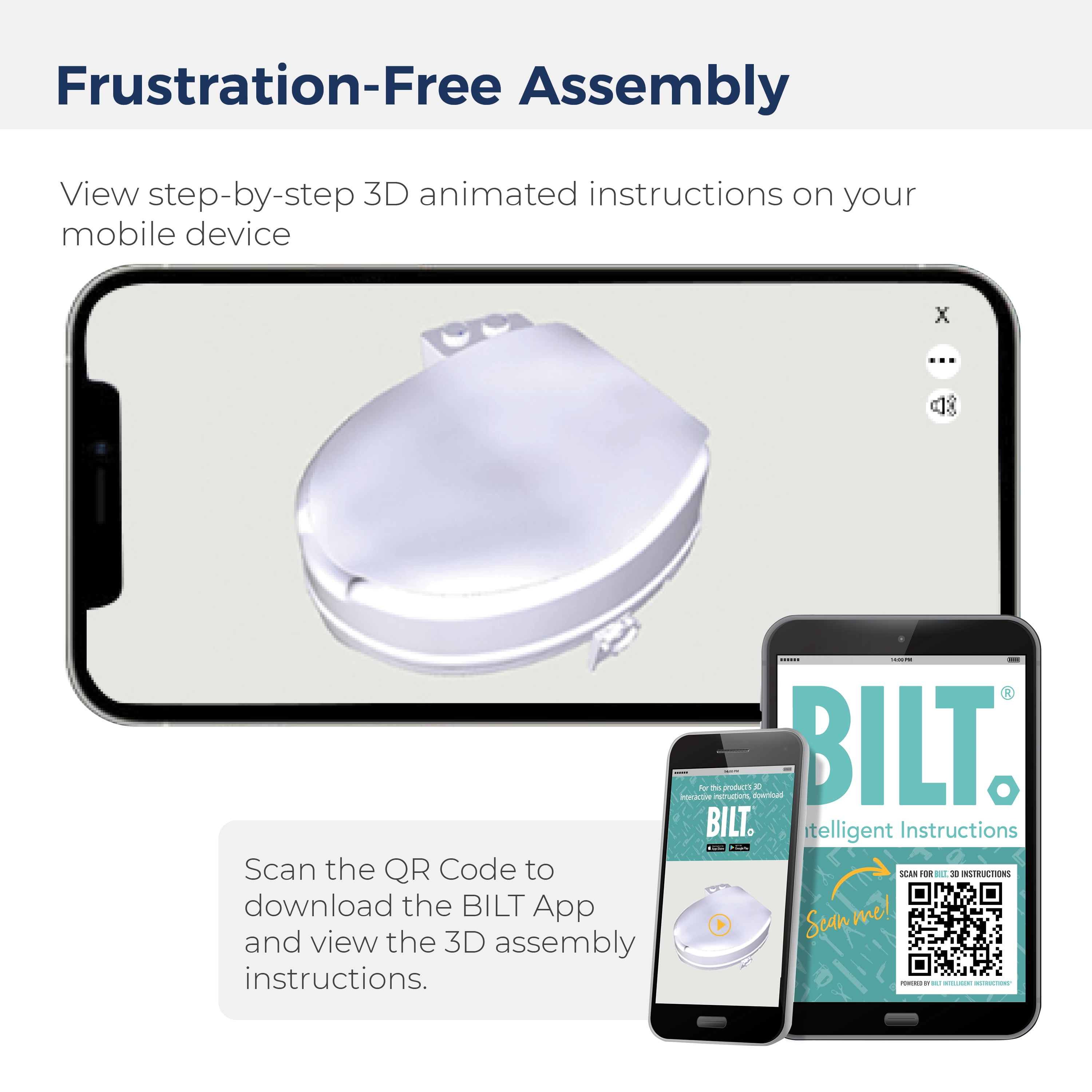 Drive Medical PreserveTech Raised Toilet Seat with Bidet, Ambient & Warm Water