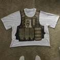 thumbnail image 1 of Camiseta grande con estampado de calle Harajuku para hombre, remera gótica 2024 con gráfico y2k, Top gótico armado de manga corta, 1 of 5