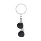 thumbnail image 1 of Llavero metálico con diseño de gafas de sol, aleación de zinc negro, 14 g, 1 of 2