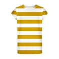 thumbnail image 5 of Delliss Girls Short Sleeve Striped T-Shirt Summer Toddler Cotton Crew Neck T-Shirt Top Tees, 5 of 7