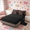 thumbnail image 4 of Meiyoeat Sport Basketball Full Size Bedding Sets 7 Pieces,Ribbon Bow Print Full Size Bed In A Bag,Black Pink Orange, 4 of 6