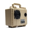thumbnail image 4 of DemerBox Waterproof, Portable, and Rugged Outdoor Speakers. Loud Sound, 40+ hr Battery Life, Dry Box + USB Charging, Pairing Party Mode. Built to Last + Fully Serviceable, Tan, 4 of 7