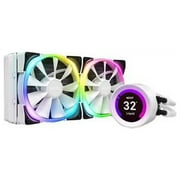 Nzxt RL-KRZ53-RW 240 mm Liquid Cooler with LCD Display, White