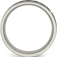 thumbnail image 2 of Titanium Polished Greek Key Laser Design 8mm Flat Band (Size 13) Made In China tb3e-13, 2 of 5