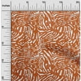 thumbnail image 1 of oneOone Velvet Orange Fabric Animal Skin Quilting Supplies Print Sewing Fabric By The Yard 58 Inch Wide-LYZ, 1 of 5