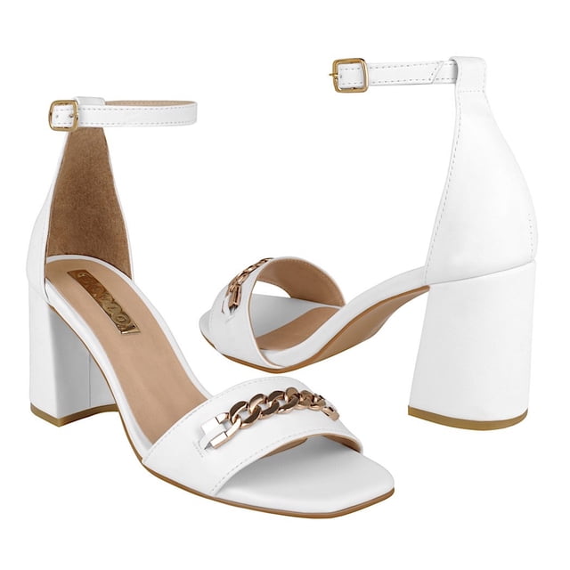 Sandalias Stylo 3019 SIMIPIEL blanco DAMA