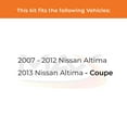 thumbnail image 2 of Max Advanced Brakes - Brake Kit for 2007 2008 2009 2010 2011 2012 Nissan Altima 2013 Nissan Altima Coupe Front Replacement Disc Brake Rotors and Ceramic Brake Pads, 2 of 9