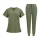 thumbnail image 1 of Conjunto De 3 Uniformes De Enfermería, Camiseta Y Pantalones De Manga Corta Para Peluquero De Mascotas, 1 of 8