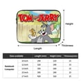thumbnail image 4 of Tom and Jerry Laptop Case Sleeve, 13 inch Laptop Sleeve Bag Durable Shockproof Protective Computer Carrying Cover, 4 of 8