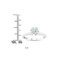 thumbnail image 3 of Certified 2Ct Diamond Engagement Ring Solitaire White Gold Lab Grown (GH/VS-SI1), 3 of 3