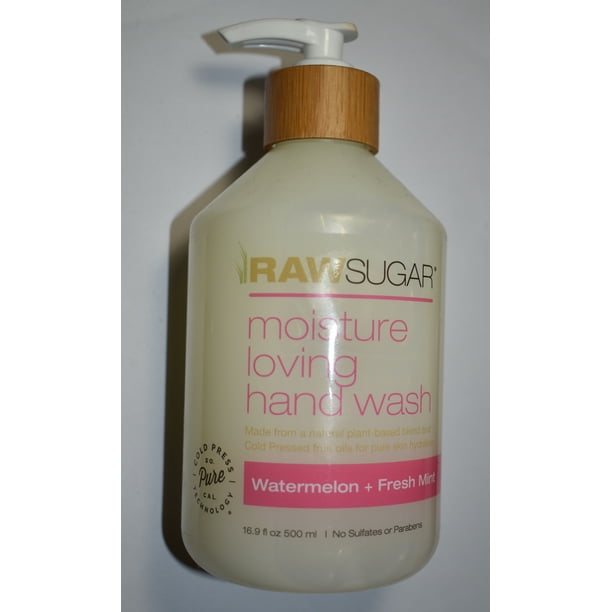 Raw Sugar Moisture Loving Hand Wash Watermelon Fresh Mint ...