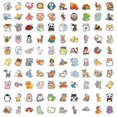 thumbnail image 2 of 2025 304pcs Fat Animals, Cute Fruits Stickers, Soft Stuffed Toy Cartoon Stickers For Kids,50% Offer, 2 of 4