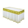 thumbnail image 2 of PALIFEUR Household Essentials Table Skirt Party Table Skirt Desk Skirt Falda Table Skirts For Rectangle Tables, 2 of 6