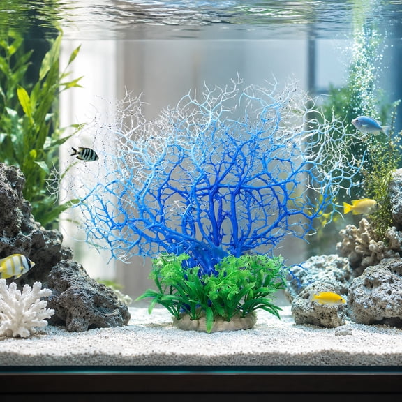 Large Artificial Aquarium Ornament Realistic Sea Inspired Fish Tank Decor Aquascaping Decoration For Tropical Saltwater Freshwater Aquarium