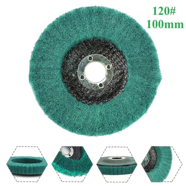 Lefu 1PCS Metal Abrasive Polishing Buffiing Wheel 4inch Flap Discs for Angle Grinder