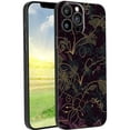 thumbnail image 1 of Compatible with iPhone 13 Pro Max Phone Case, Gold-Floral-Dark-Grunge-Academia-aesthetic-6 Case Men Women, Flexible Silicone Shockproof Case for iPhone 13 Pro Max, 1 of 1