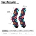 thumbnail image 4 of Goofa Donuts1 Printed Men's Crew Socks, Soft Durable Breathable Moisture-Wicking with Odor Control Cotton socks, 4 of 9