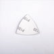 thumbnail image 3 of 90 piezas surtidas 60/120/240 herramienta oscilante triangular de gancho y bucle papel de lija para lijar madera contiene 30 de cada ajuste, 3 of 5