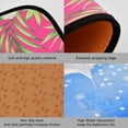 thumbnail image 2 of Tropical Floral Pink Kitchen Rug Mats 2PCS Non Slip 47" x 20" + 28" x 20" Kitchen Carpet Floor Mat Hallway Rugs Anti Fatigue Doormat Home Decor, 2 of 7