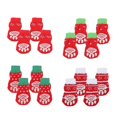 thumbnail image 3 of Anti-Slip Pet Socks 16Pcs Cotton Red for Floorprotection and Pet Use, 3 of 5