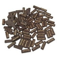 thumbnail image 1 of 50 Pieces Handmade Label -holes Buttons Tags For Sewing Clothing Decoration 30mm Brown, 1 of 7