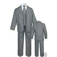 thumbnail image 5 of Infant Toddler & Boy Wedding Formal Pinstripe Suit Gray sz S,M,5,6,7,8,10,12-20, 5 of 9