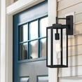 thumbnail image 3 of 18" Matte Black Outdoor Light Fixture Wall Mount Porch Lighting for House, Exterior, Hallway, Doorway, 3 of 9
