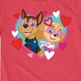 thumbnail image 3 of Paw Patrol - Chase Sky Hearts - Toddler And Youth Short Sleeve Graphic T-Shirt, 3 of 6