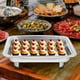 thumbnail image 3 of Servidor de Buffet, bandeja para platos de Buffet de acero inoxidable, lavabo rectangular para cantina con tapa, 3 of 6