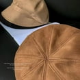 thumbnail image 6 of CoCopeaunts Autumn Winter Suede Hats for Women Solid Plain Octagonal Cap Men Ladies Casual Newsboy Hat Winter Beret Hats Female Painter Caps, 6 of 6