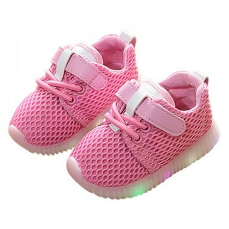 

Promotion!Children Unisex Mesh Solid Shoes Multi-color LED Glowing Sports Casual Running Shoes Kids Autumn Winter Outdoor Sports Shoes