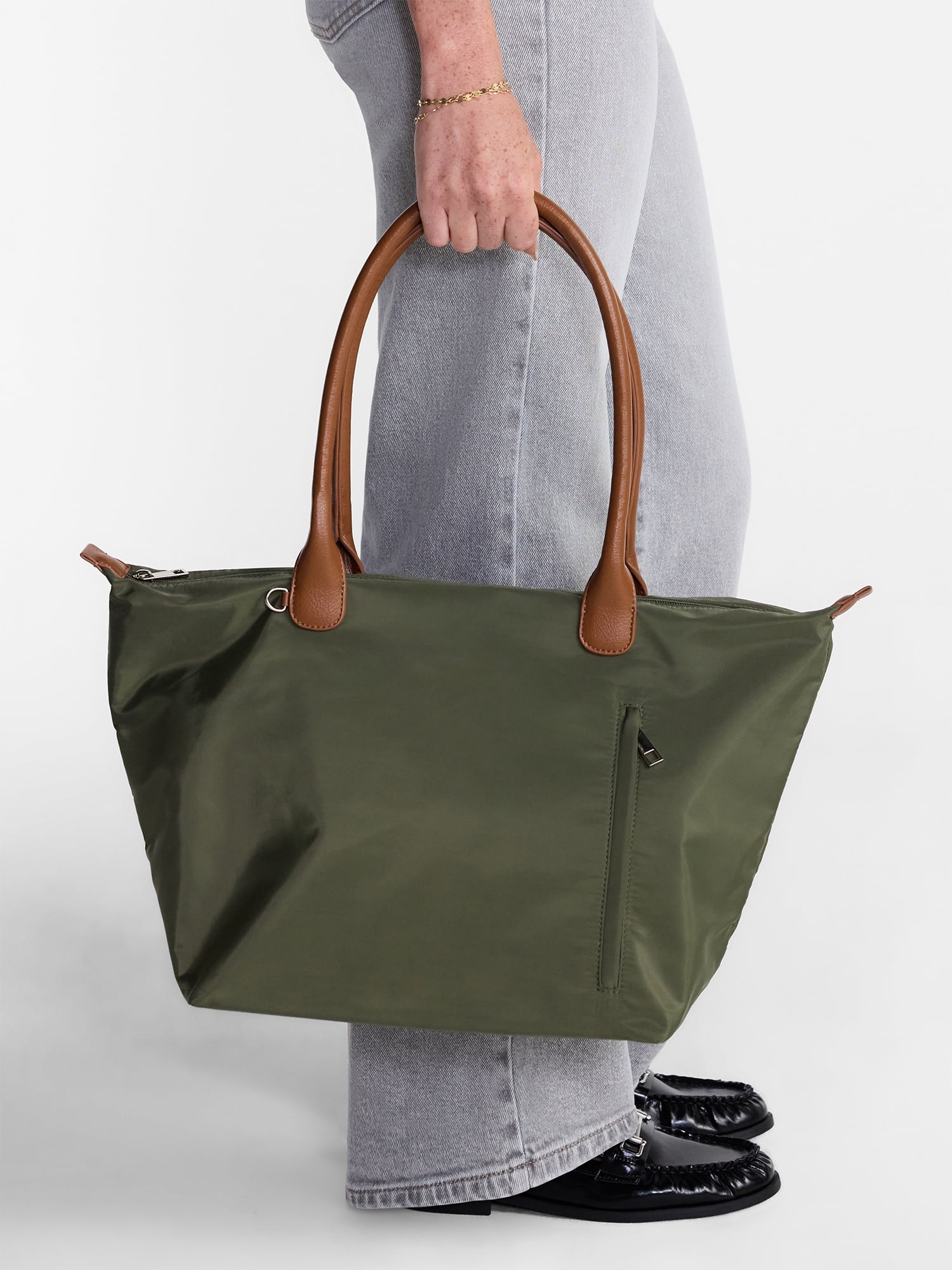 No Boundaries Women's Tote Bag, Olive