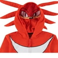 thumbnail image 6 of SEGA Little Sonic The Hedgehog Costume Zip Up Fleece Hoodie-Boys 4-20, Knuckles Red, 7, 6 of 8