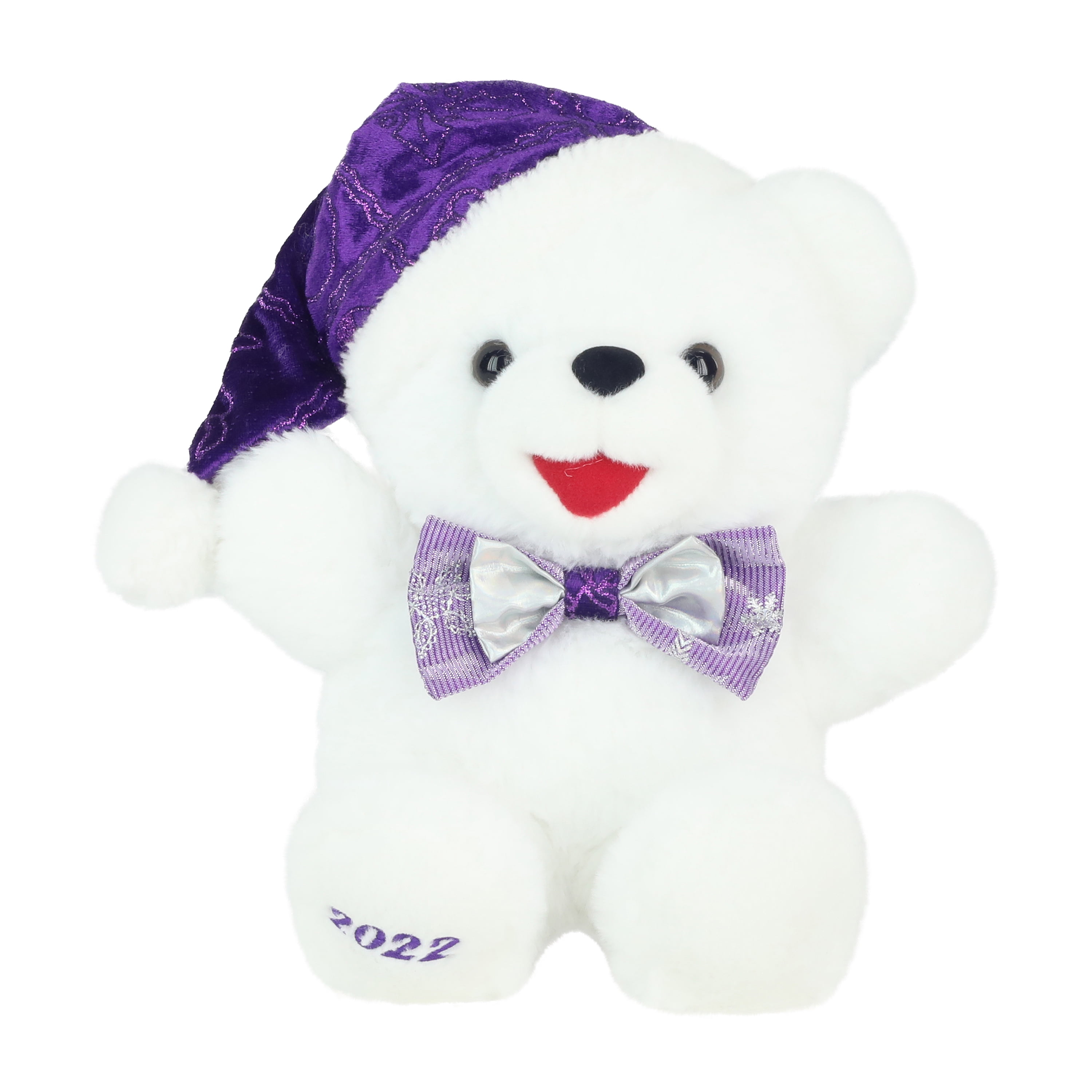 Holiday Time Christmas 10.5 inch Snowflake Teddy Plush Toy