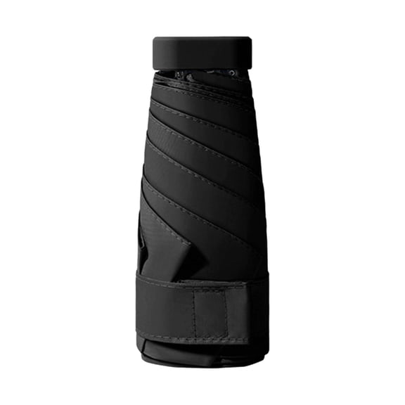 Yunhgft Travel Umbrella Sun Protection Umbrellas Rainproof Umbrellas Lightweight Folding Black
