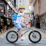 SPATIAL 20 BMX Bicycle,Fits Rider for 43 - 54, Dual Disc Brakes BMX Bikes,2 Pegs Single Speed Bike