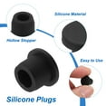 thumbnail image 3 of 10 PCS Tapón de Reemplazo de Silicona, Tapón Hueco Reutilizable de 1/2 pulgada para Saleros, Macetas, Tubos, Botellas, Negro, 3 of 5