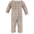 thumbnail image 4 of Hudson Baby Infant Girl Thermal Coveralls 2pk, Buffalo Plaid Leopard, 0-3 Months, 4 of 4