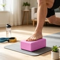 thumbnail image 4 of High Density EVA Foam Yoga Block, Soft Non-Slip Surface Lightweight Yoga Brick, Supportive Yoga Accessories for Pilates Stretching, 4 of 6