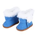 thumbnail image 1 of Zapatos de invierno para muñecas de peluche, botas gruesas para la nieve, aptas para accesorios de zapatos de muñecas de 18 pulgadas 1 par seitruly FN0027-01B, 1 of 7