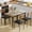 Rétro, variante sur Ourlova Ensemble de Salle à Manger 5 Pcs Style Industriel Ensemble de Table et Chaises pour 4 Ensemble de Table de Cuisine pour Salle à Manger Cuisine Appartement