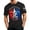 Black, variant on Mens 250 Anniversary USA Shirts Independence Day Patriotric 4th Of July Raglan Short Sleeve Shirts Crewneck 1776-2026 Casual Athletic Tops Gray L