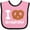 Pink and Black, variant on Inktastic Oktoberfest Pretzel Fun Holiday Boys or Girls Baby Bib