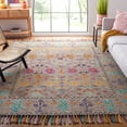 thumbnail image 2 of SAFAVIEH Blossom Hamilton Floral Wool Area Rug, Grey/Multi, 10' x 10' Square, 2 of 11