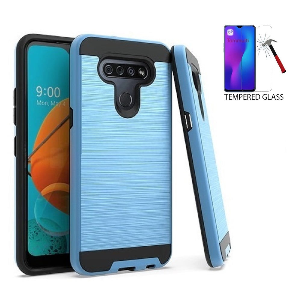 Phone Case for LG K51/ Straight Talk LG Reflect, Slim Metallic Brushed