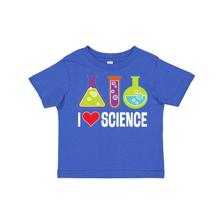 

Inktastic I Love Science Chemistry Teacher Gift Toddler Boy or Toddler Girl T-Shirt